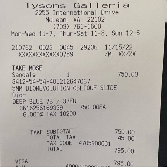 Christian Dior Slide Sandals - Picture 4 of 4